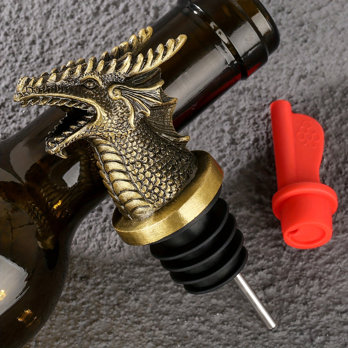 A Multifunctional Faucet Wine Pourer With A Velvet Bag, Spout, Wine Stopper, Interesting Faucet Wine Pourer, Cocktail Whiskey Wine Bottle Stopper, Kitchenware, Liquor Accessories.