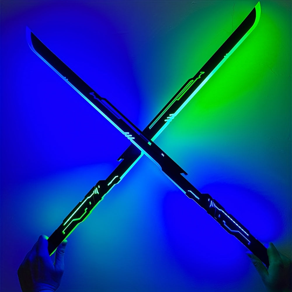 1pc Cool Cyberpunk LED Sword Perfect for Cosplay Costume Accessory Suitable for Music Festival Party Accessories, Halloween Gifts