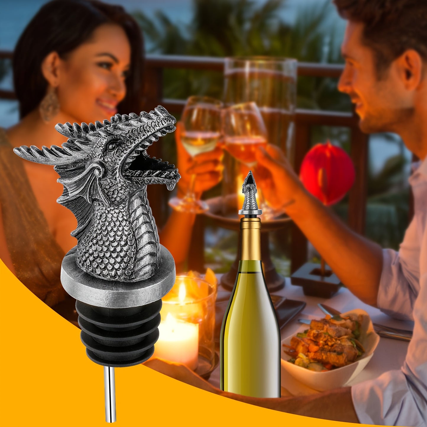 A Multifunctional Faucet Wine Pourer With A Velvet Bag, Spout, Wine Stopper, Interesting Faucet Wine Pourer, Cocktail Whiskey Wine Bottle Stopper, Kitchenware, Liquor Accessories.