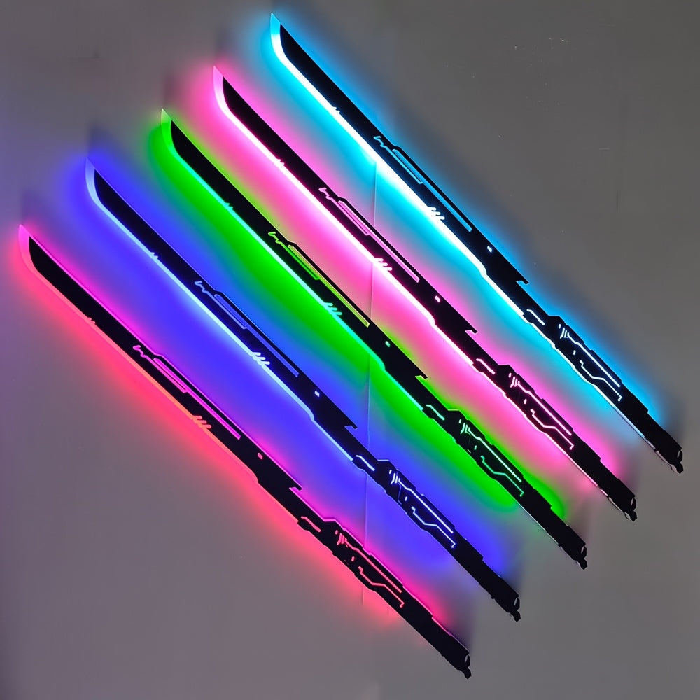 1pc Cool Cyberpunk LED Sword Perfect for Cosplay Costume Accessory Suitable for Music Festival Party Accessories, Halloween Gifts