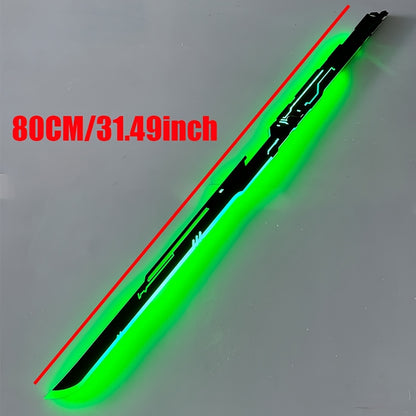 1pc Cool Cyberpunk LED Sword Perfect for Cosplay Costume Accessory Suitable for Music Festival Party Accessories, Halloween Gifts