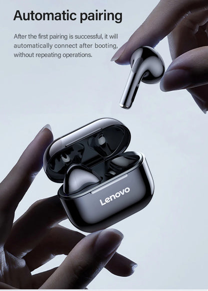 Original Lenovo LP40 kabellose Kopfhörer TWS Bluetooth-Kopfhörer Touch Control Sport Headset Stereo-Ohrhörer für Telefon Android