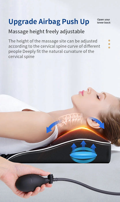 Electric Shiatsu Head Neck Cervical Ttraction Body Massager