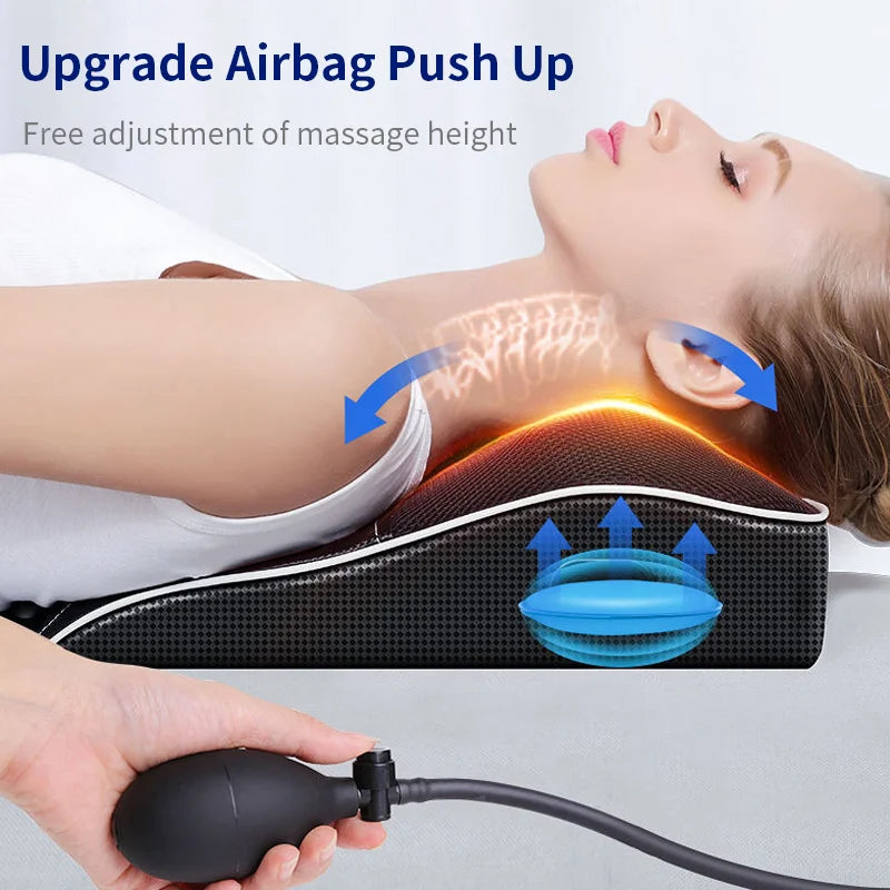 Electric Shiatsu Head Neck Cervical Ttraction Body Massager