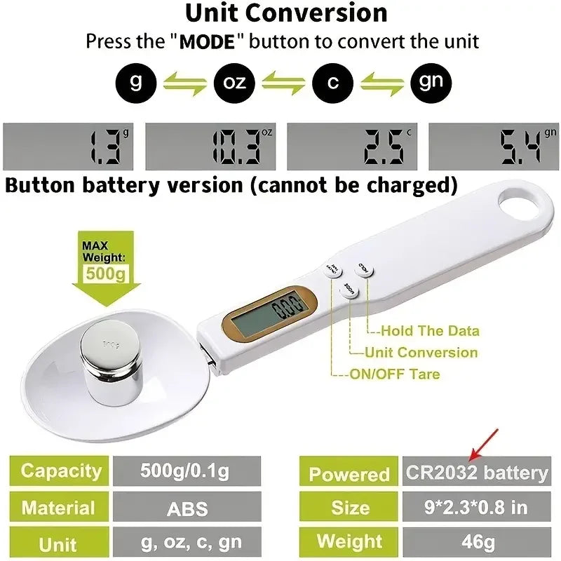 Mini Spoon Scale Digital Kitchen Scale Electronic