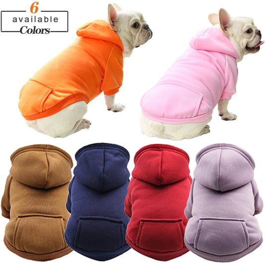 Hund Winter Kapuzen Sweatshirt für kleine und mittelgroße Hunde Haustier Mantel Welpen