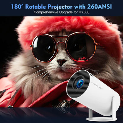 Magcubic Projektor HY300 Pro 4K Android 11 Dual Wifi6 260ANSI Allwinner