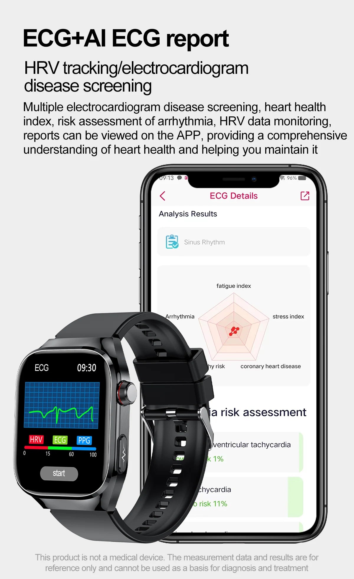 Die Uric Acid Smart Watch überwacht Blutzucker, Harnsäure, Blutdruck und unterstützt Bluetooth-Anrufe für Gesundheit und Konnektivität.