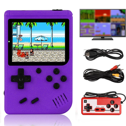 8-Bit Klassische Videospielkonsole Eingebaute 500 Spiele Retro Portable