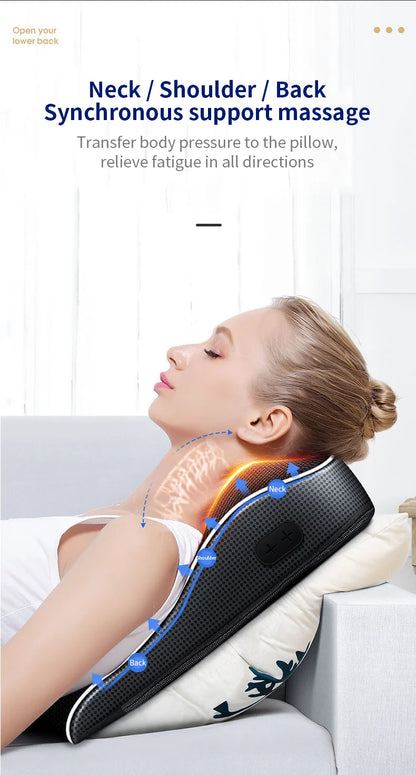 Electric Shiatsu Head Neck Cervical Ttraction Body Massager