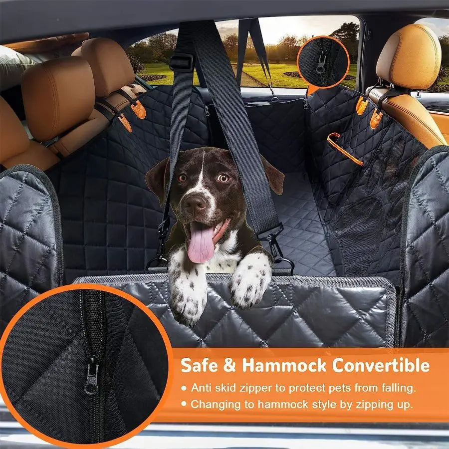 100% Waterproof Dog Car Seat Cover – Ultimate Back Seat Protection