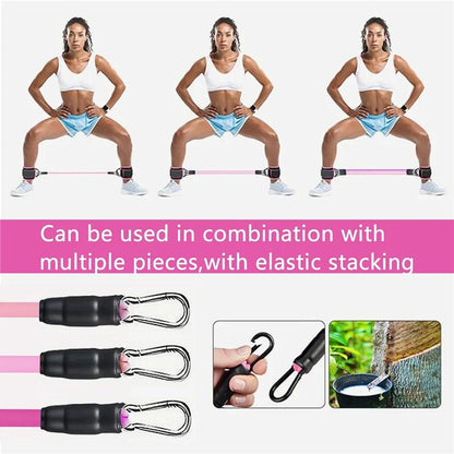 Fitness Workout Übung Ausrüstung Widerstand Band Set Ankle Straps Yoga