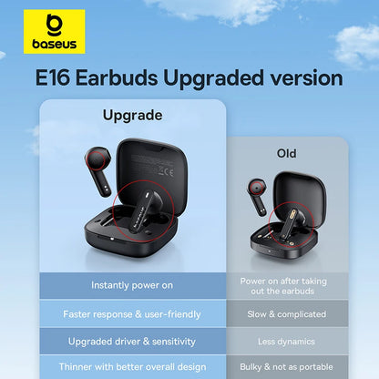 BASEUS In-Ear Wireless-Ohrhörer Bluetooth 5.3 30H Akku mit langer Lebensdauer und IPX4-Qualität