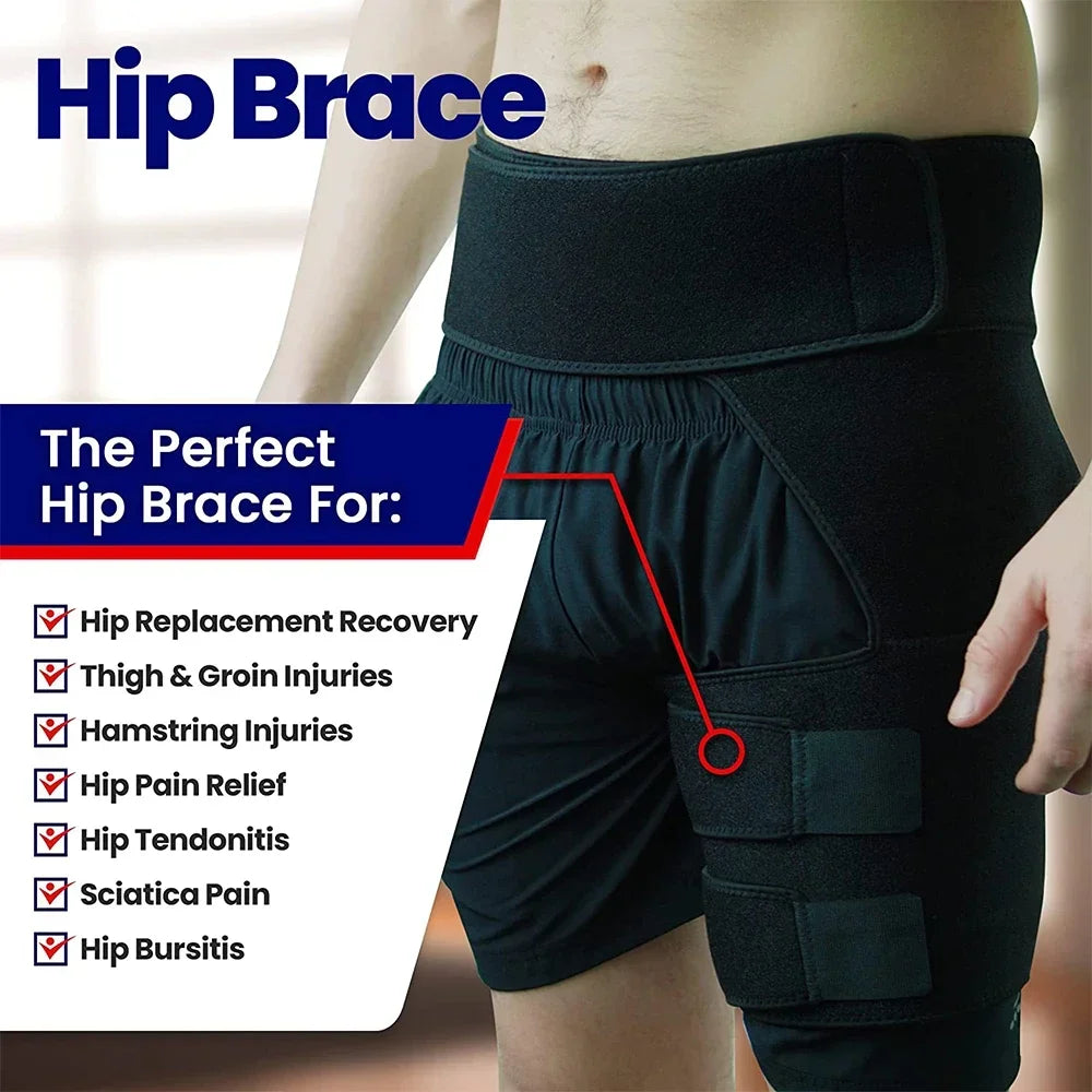 Tcare Thigh Compression Sleeve – Hip Brace for Pain Relief & Support