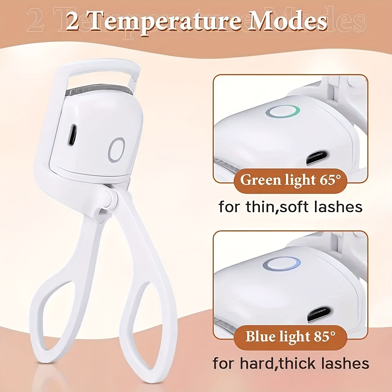 1pc ABS Electric Eyelash Curler