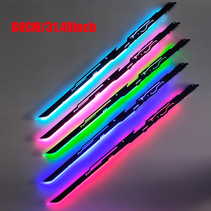 1pc Cool Cyberpunk LED Sword Perfect for Cosplay Costume Accessory Suitable for Music Festival Party Accessories, Halloween Gifts